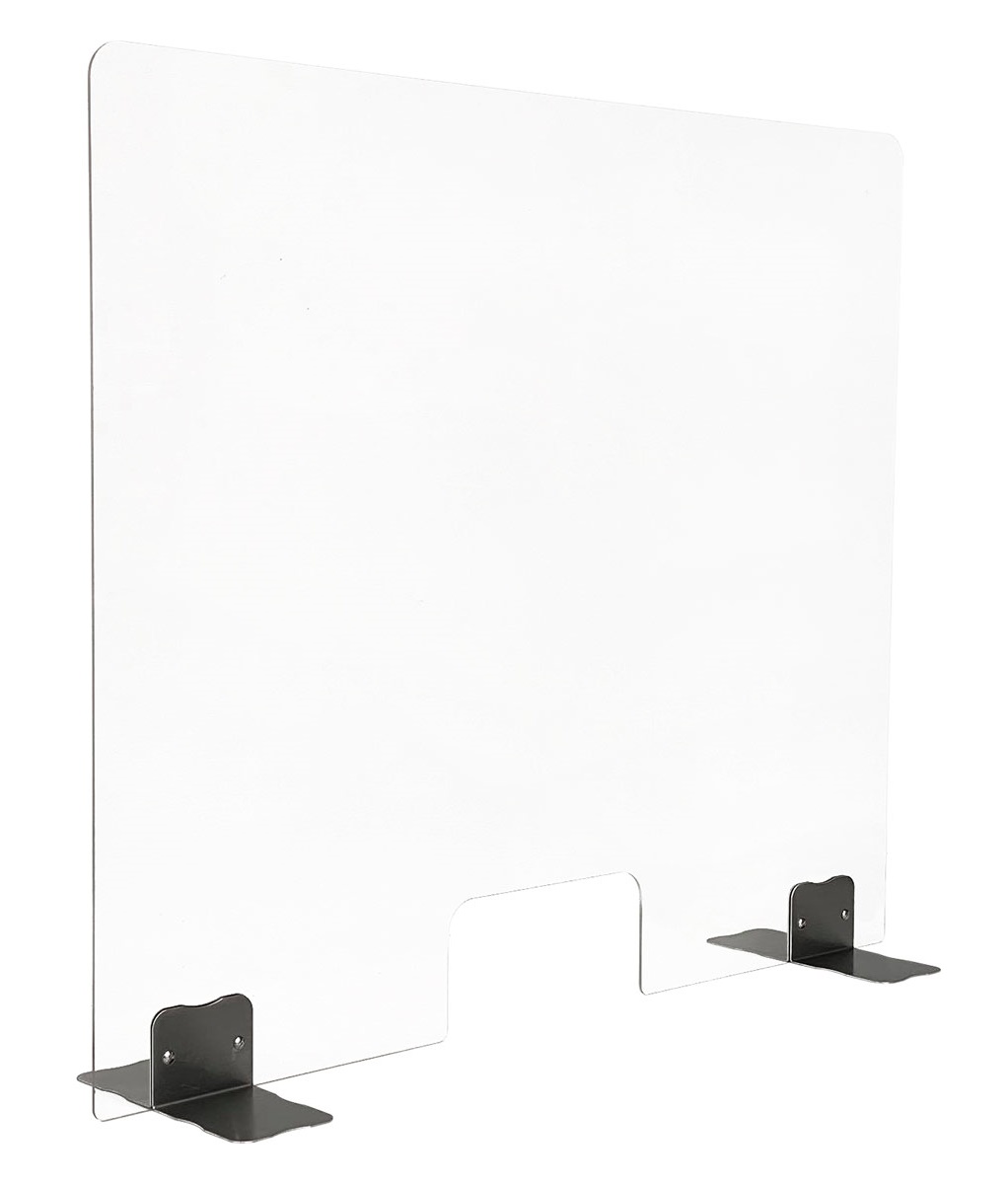 SCHUTZWAND MIT DURCHREICHE 800X850MM