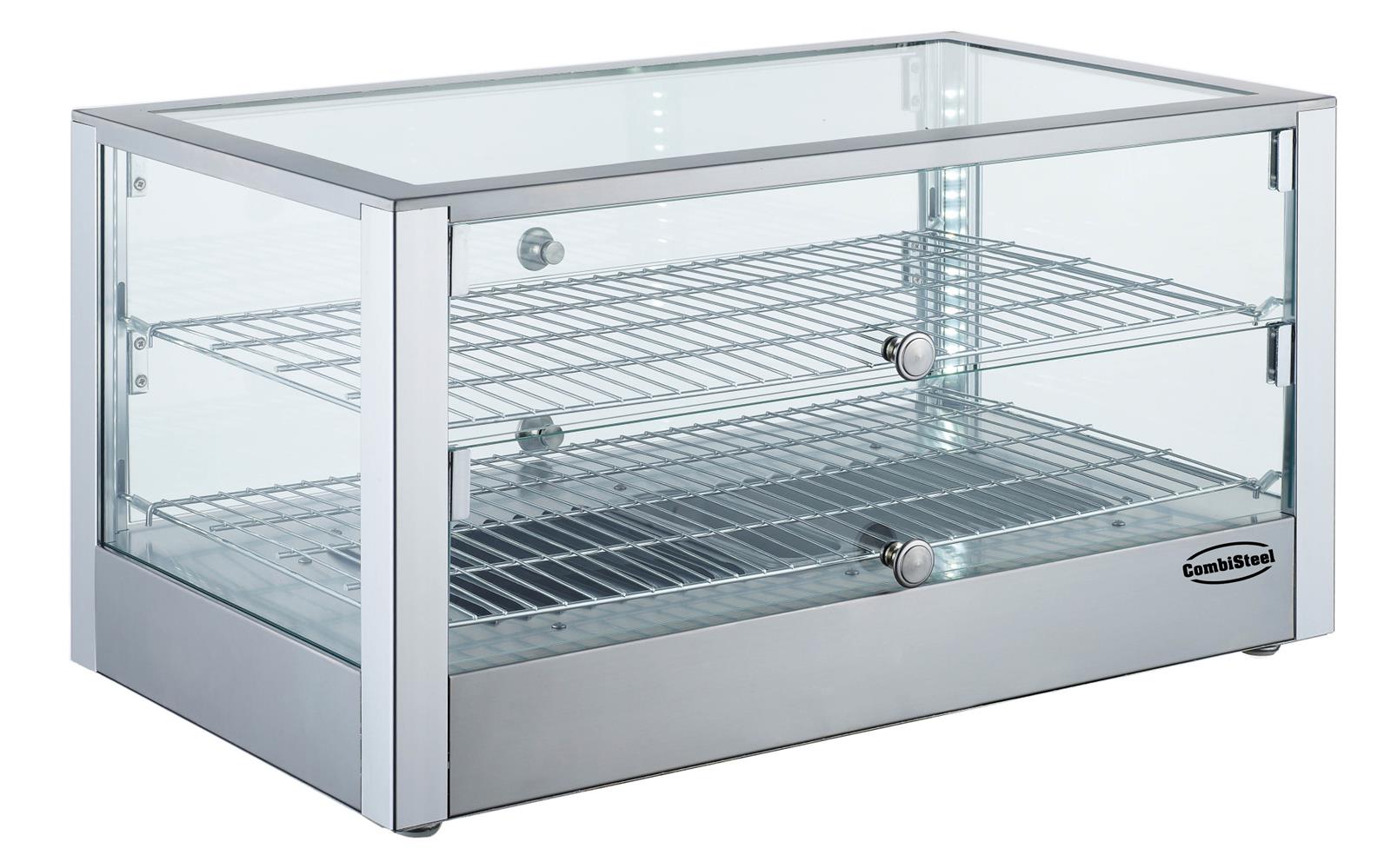 WÄRMEVITRINE 80 Liter, 2 Böden, Tischmodell