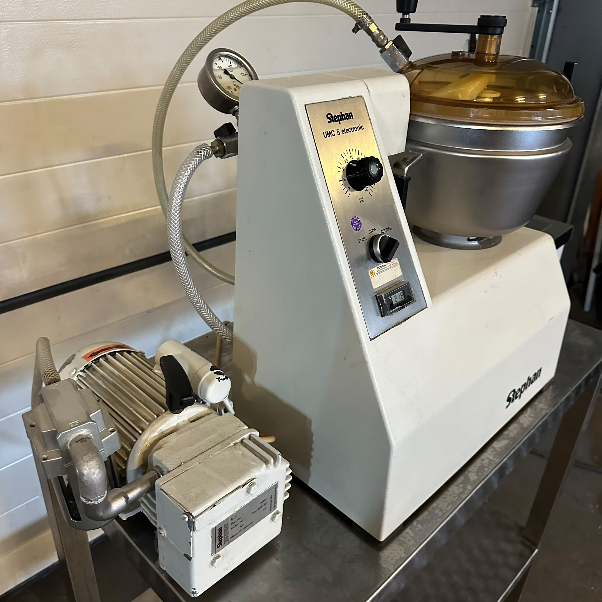 Stephan UMC5 Universalmaschine gebraucht Salbenrührmaschine