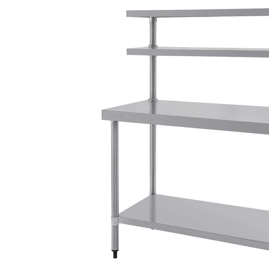 Vogue Arbeitstisch mit Regalboden und Wandregal 120cm