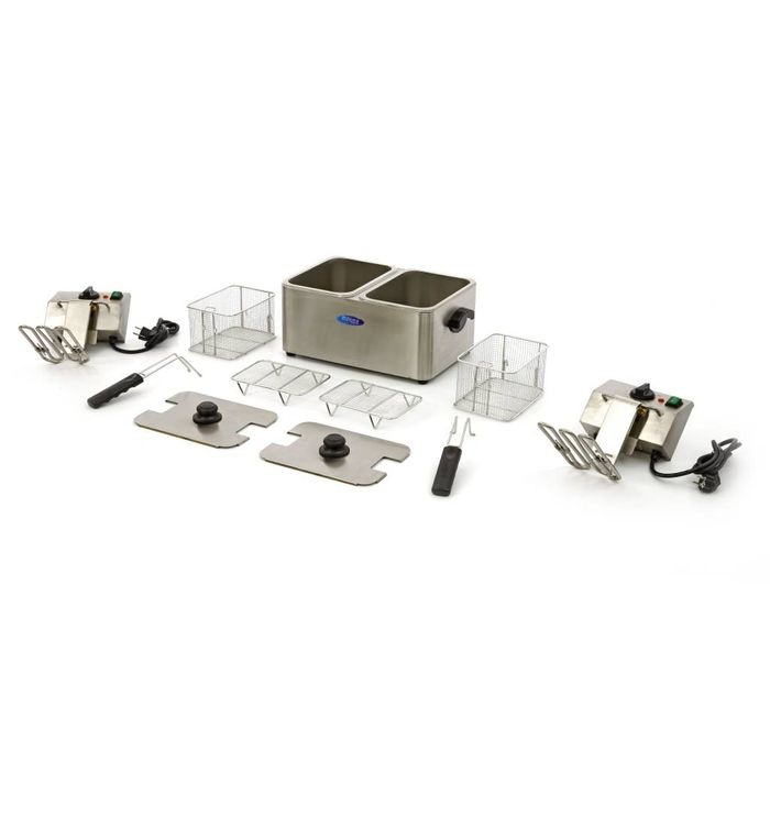 Maxima Elektro Fritteuse ECO - 2 x 4 Liter