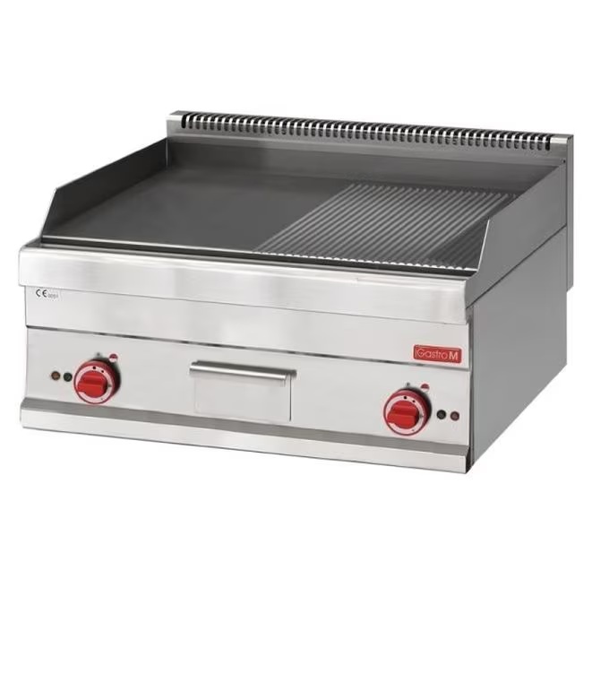 Gastro M 650 elektrische Grillplatte 65/70FTRE 2/3 Glatt 1/3 Gerillt
