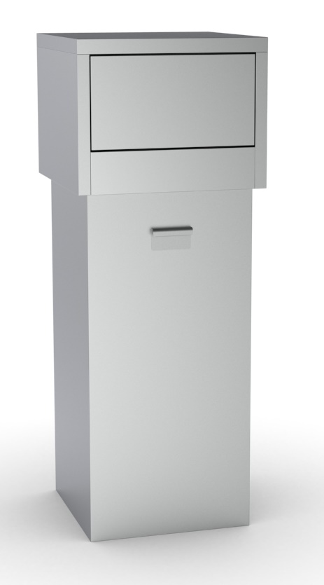 EDELSTAHL MÜLLEIMER 80L