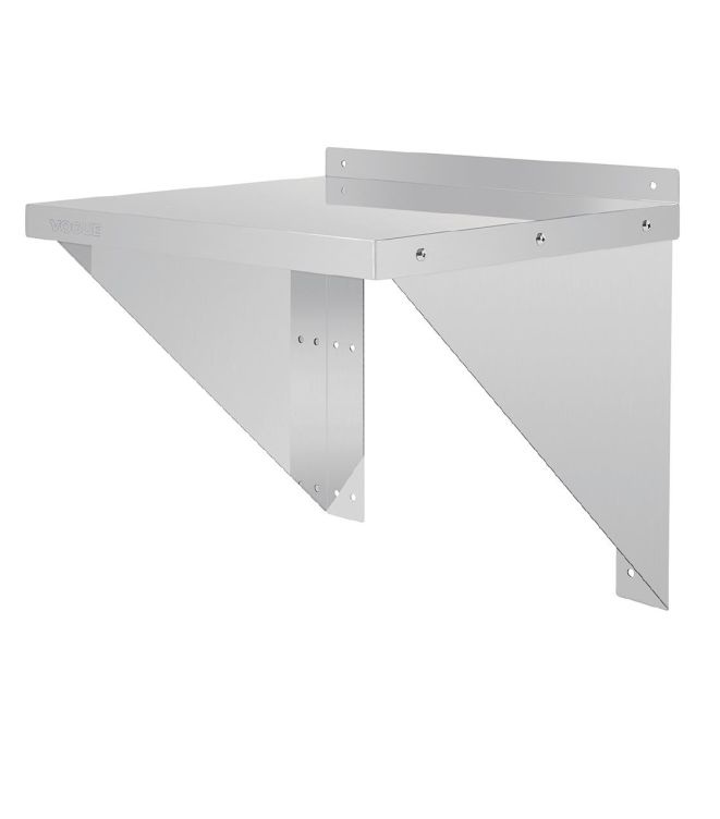 Vogue Mikrowellenregal Edelstahl 56x56cm