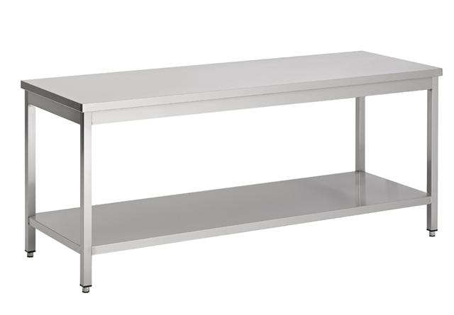 700er ARBEITSTISCH 600mm breit, mit Grundboden, montier- und zerteilbar