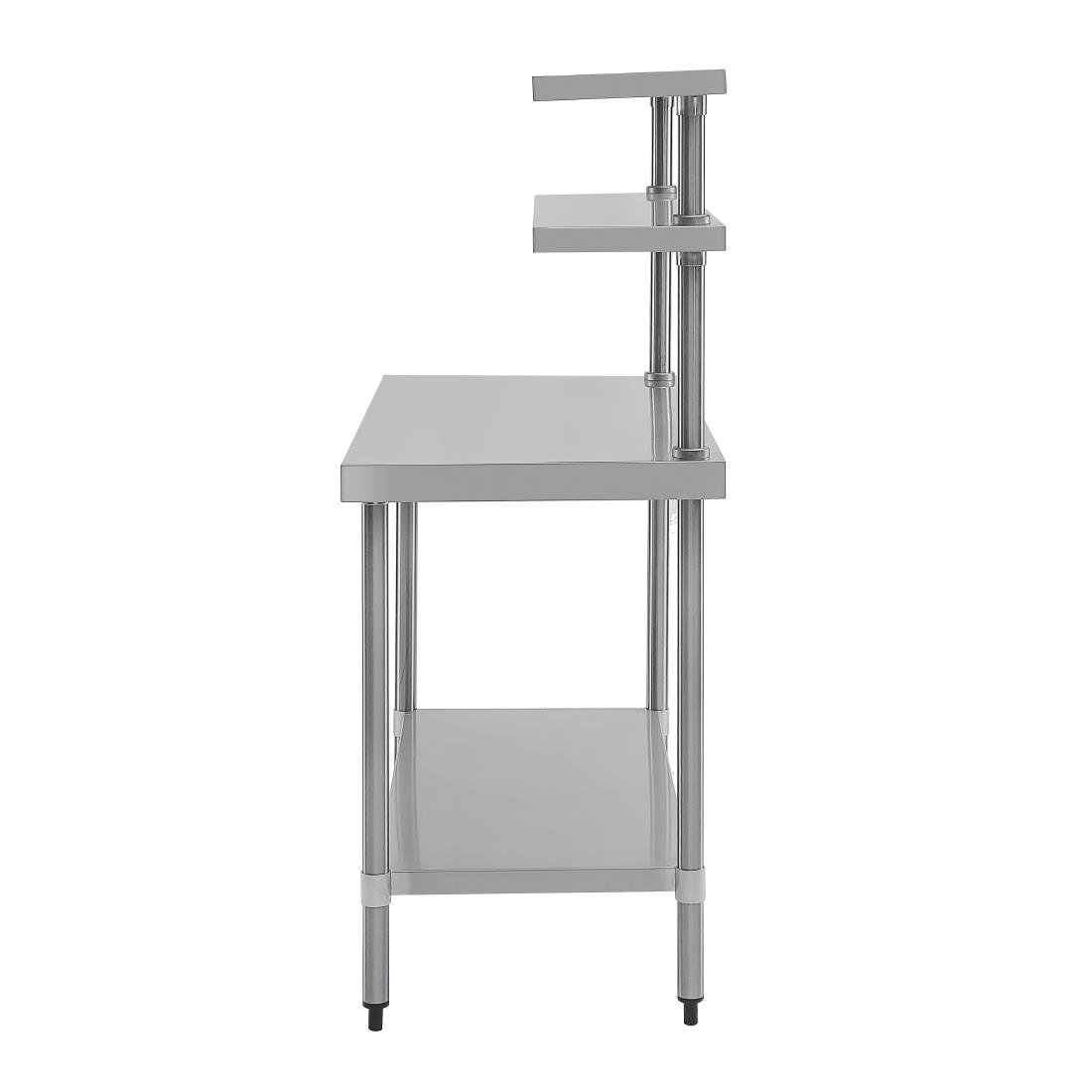 Vogue Arbeitstisch mit Regalboden und Wandregal 120cm