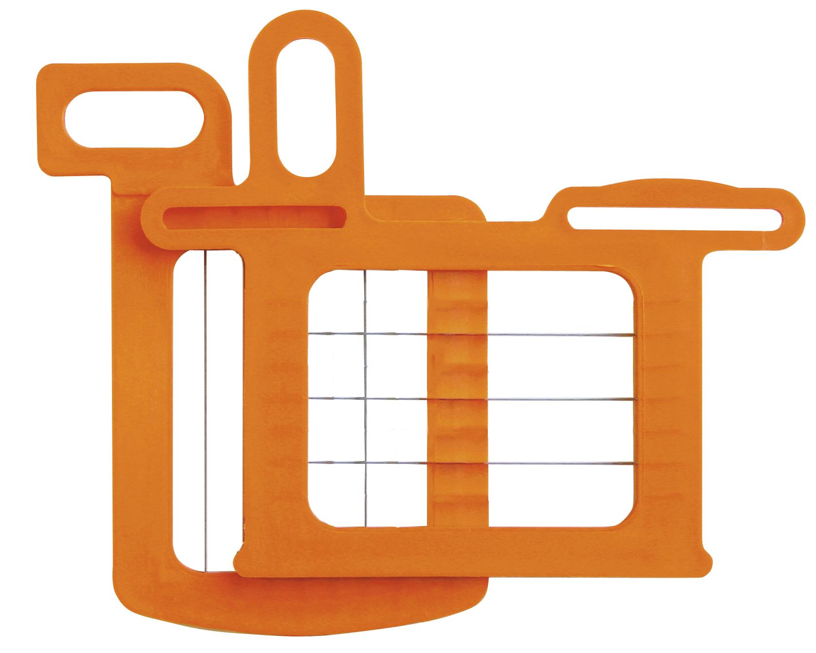Dynamic DYNACUBE Gitter 17x17 + Stößel / Satz komplett 17 mm mit Stößel (Orange)