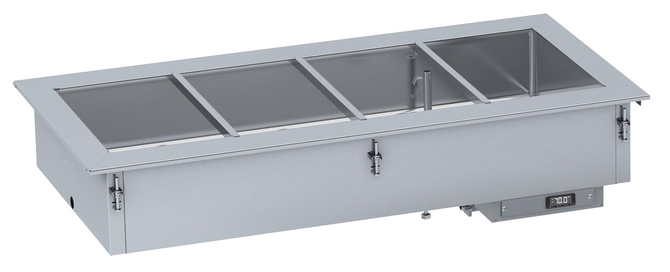EINBAU BAIN-MARIE 4/1, manuelle Wasserbefüllung