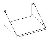 MIKROWELLE WANDREGAL FÜR 7455.1662