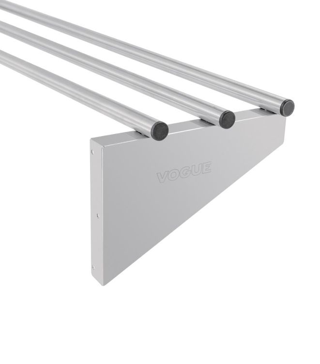 Vogue Edelstahl Wandregal 120x30cm