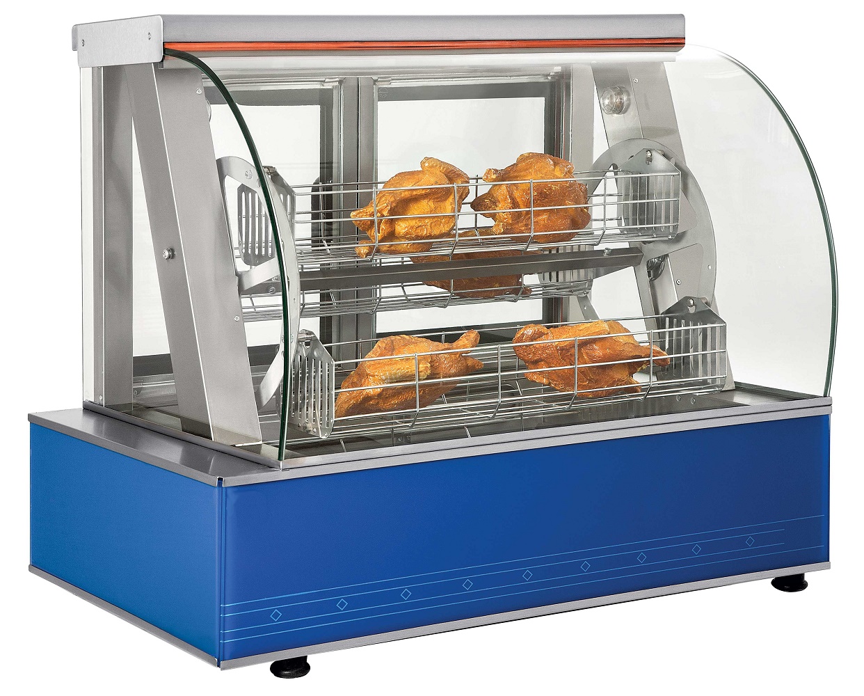 HÄHNCHENGRILL ELEKTRO 4 KORBE