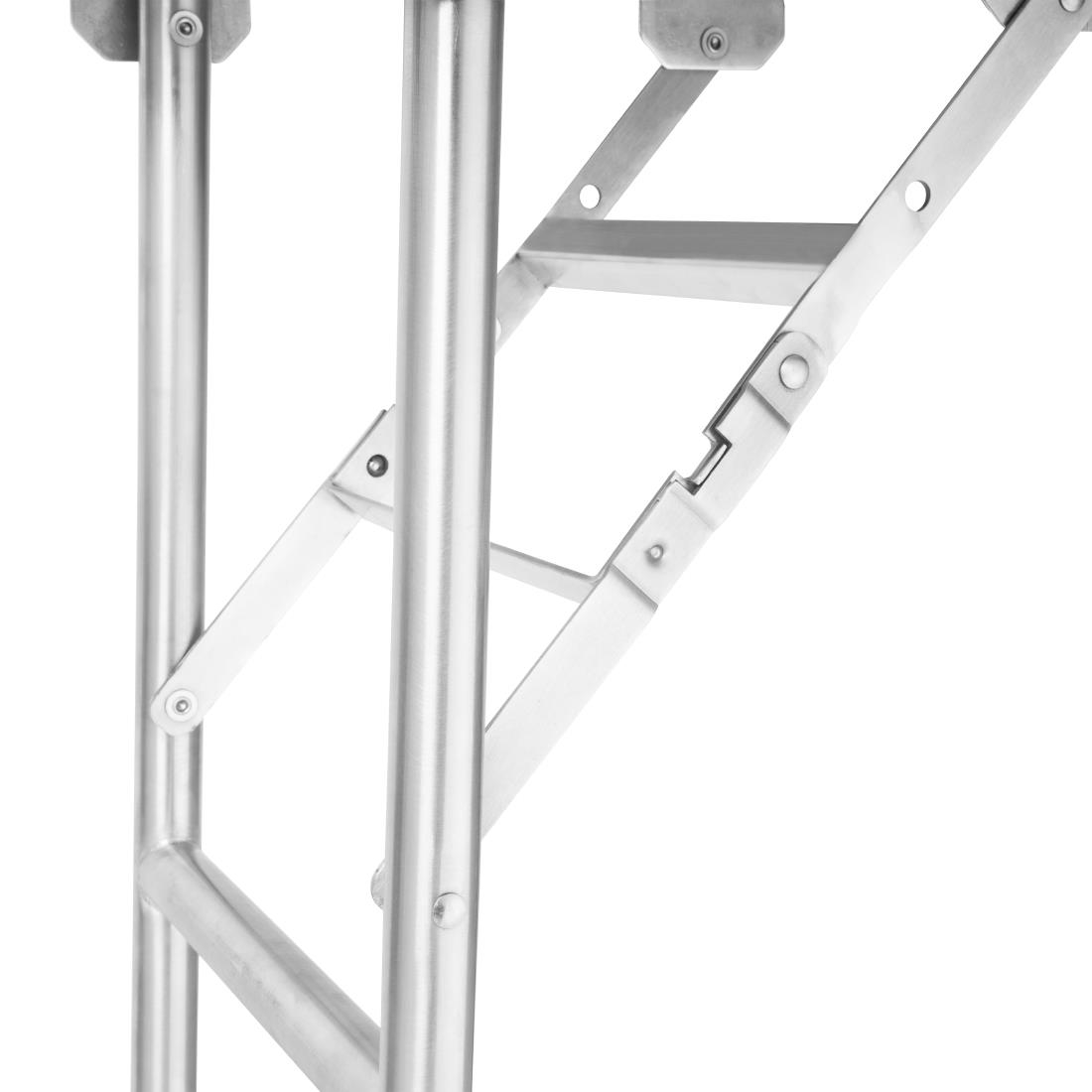 Vogue Edelstahl Klappbarer Arbeitstisch 1830x760x780