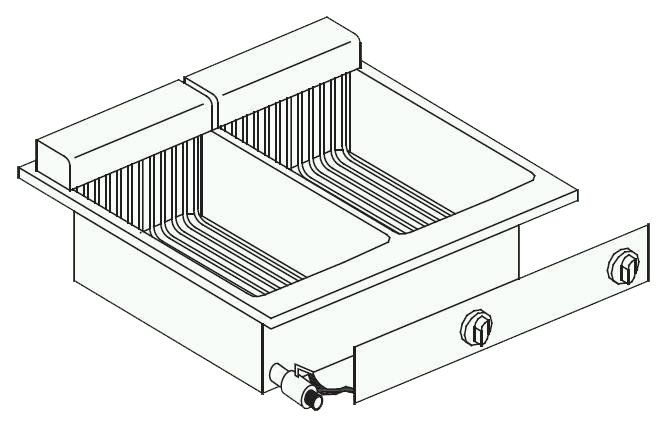 ELEKTROFRITEUSEN 2X10 L