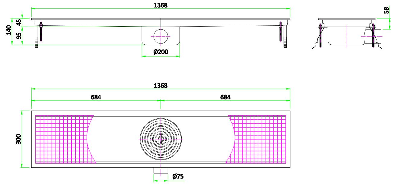 300 BODENABLAUF 1368