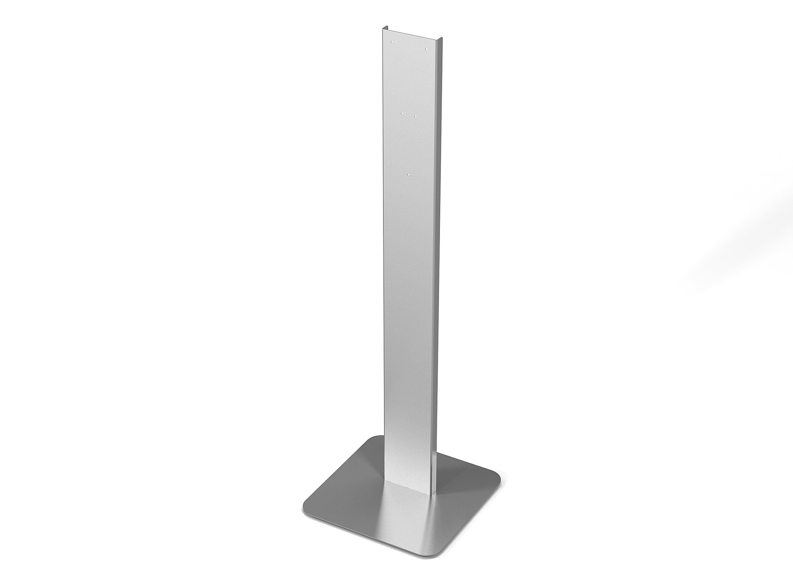 DESINFEKTIONSSÄULE EDELSTAHL INKL. SPENDER ELLEBOGEN