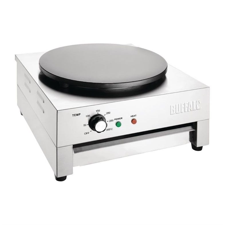 Buffalo elektrische Crêpière, Ø 1x40cm, Crepes, Crepesplatte, Crepesplatten, Crepe-Maker, Crepes-Maker, Crepeeisen, Pfannkuchen