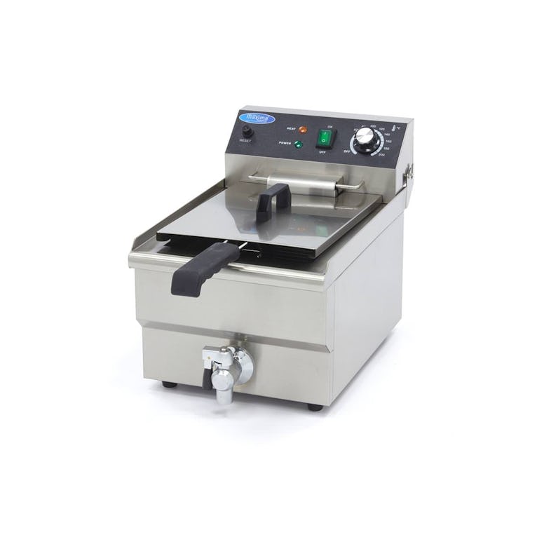 Maxima Elektro Fritteuse Maxima - 13 Liter mit Ablasshahn
