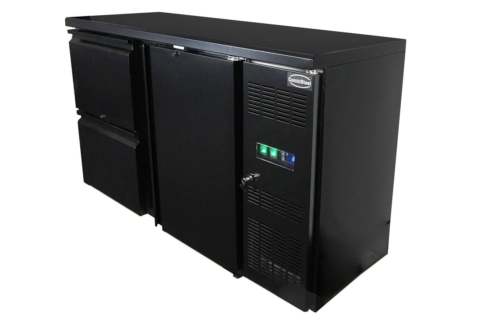 BARKÜHLER SCHWARZ 1 TÜR UND 2 SCHUBLADEN