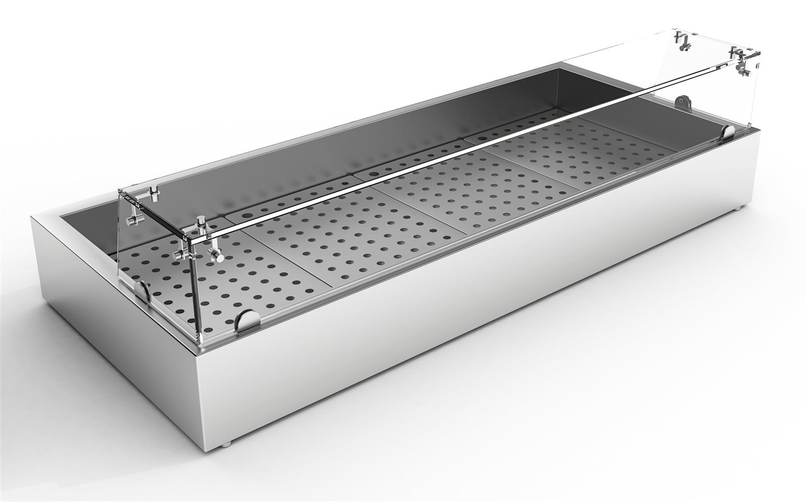 GLASAUFSATZ 4/1 GN FÜR 7013.2715  **VERSAND PER PALETTENFRACHT UNMÖGLICH**