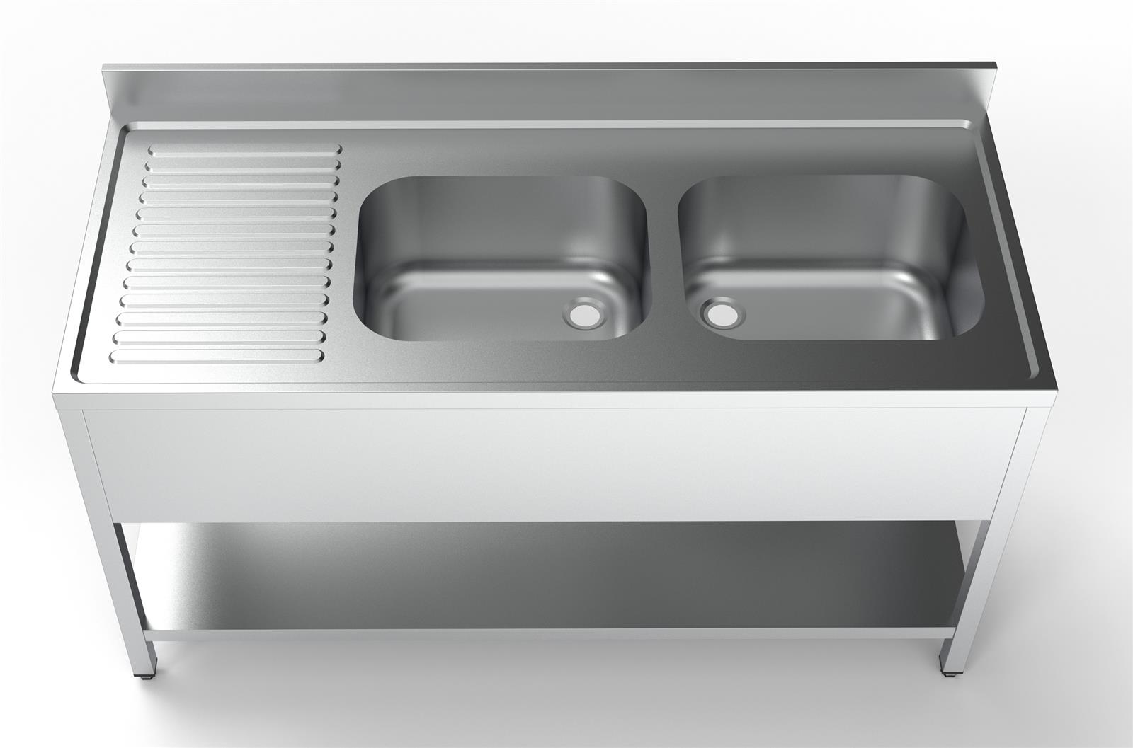 700 SPÜLTISCH GRUNDBODEN 2 RECHTS 1600