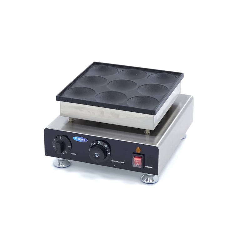 Maxima American Pancake Hot Plate - 9 Stück - Ø 80 x 10 mm - mit Timer