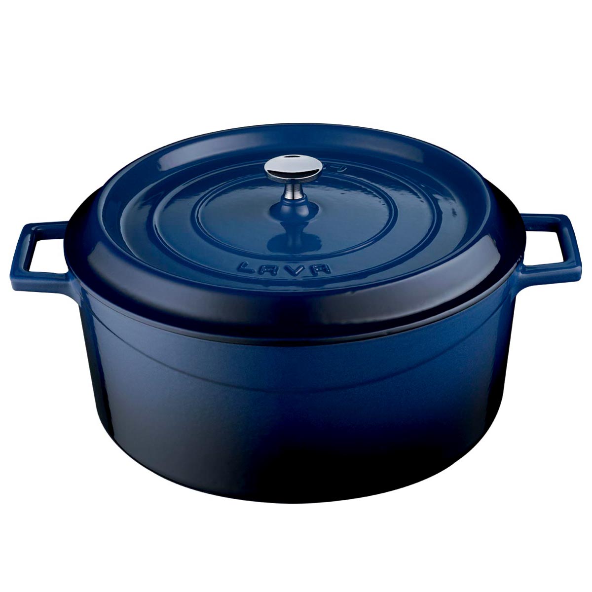 LAVA GUSSEISEN CASSEROLE Ø32 BLAU