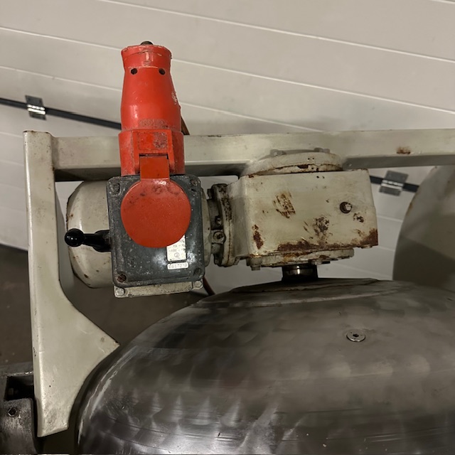 Lescha CM141 Edelstahl Freifallmischer Trommelmischer 140 Liter gebraucht