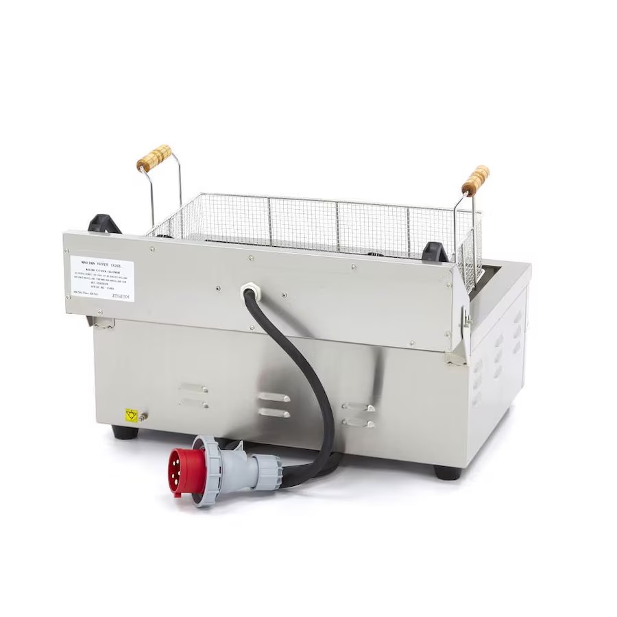Backwaren Elektro Fritteuse 1 x 20L mit Hahn