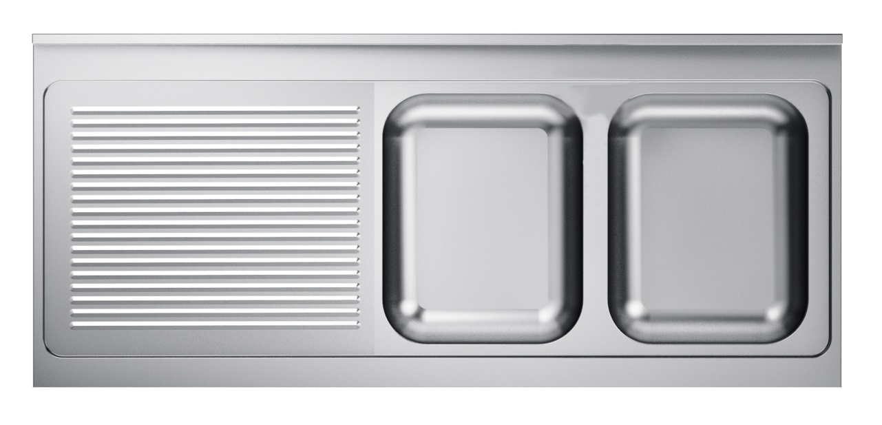 700 SPÜLTISCHPLATTE 2 RECHTS 1600