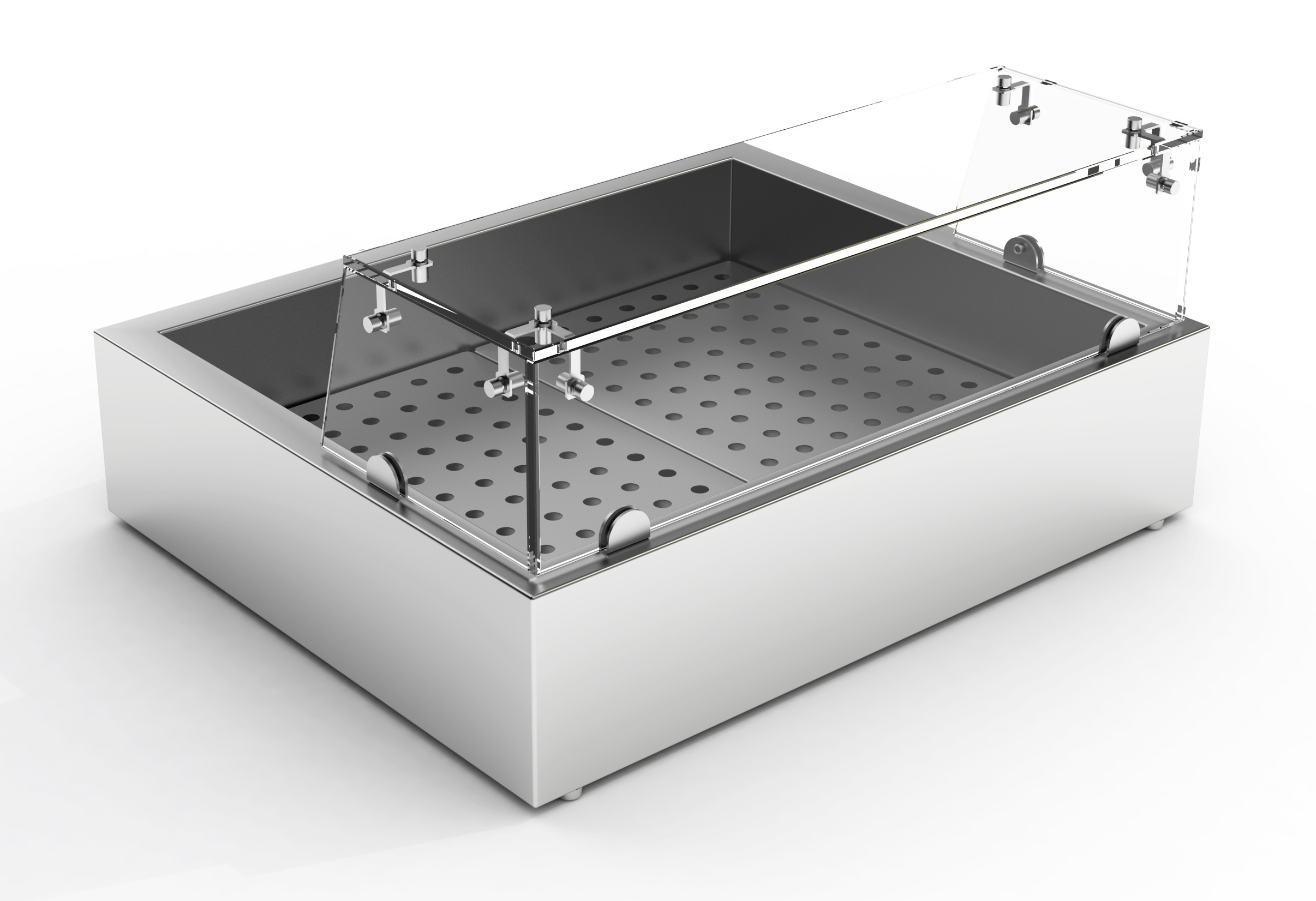 GLASAUFSATZ 2/1 GN FÜR 7013.2705  **VERSAND PER PALETTENFRACHT UNMÖGLICH**