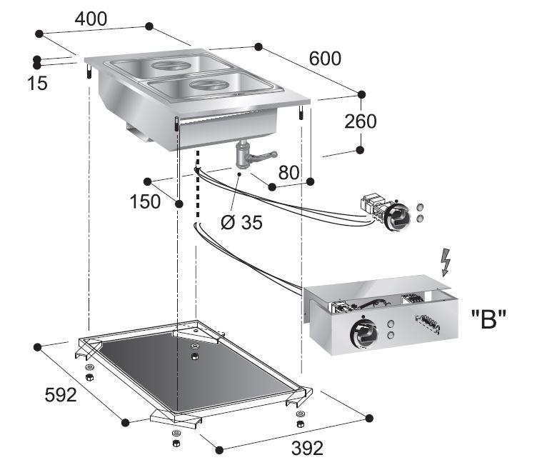 BAIN-MARIE MODULE