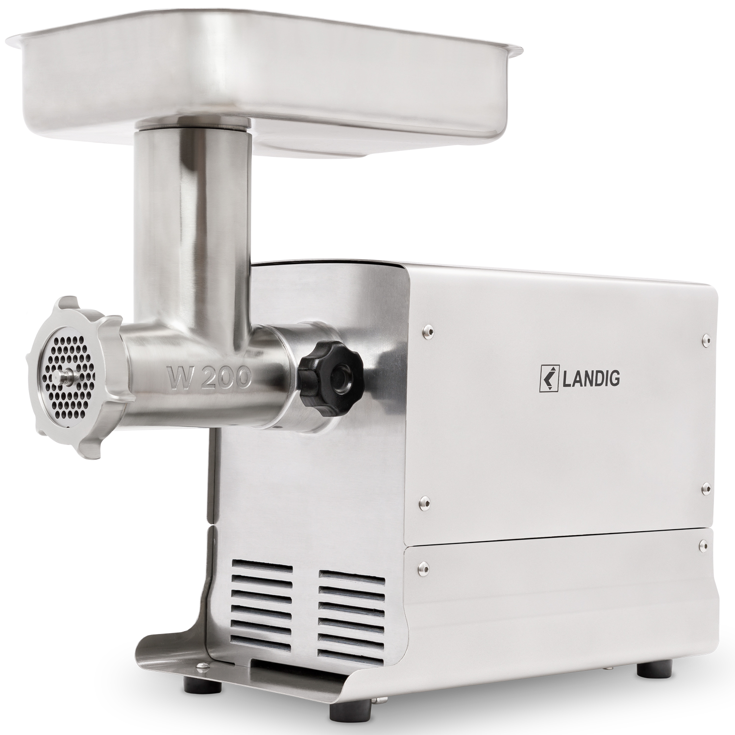 Landig Profi-Fleischwolf W200 Edelstahl 230V