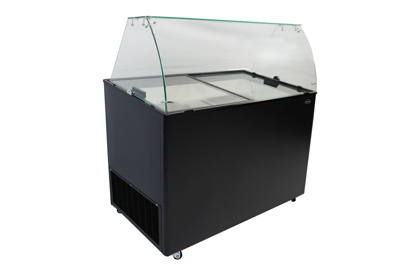 SPEISEISVITRINE JAVA SCHWARZ 8x5 LTR