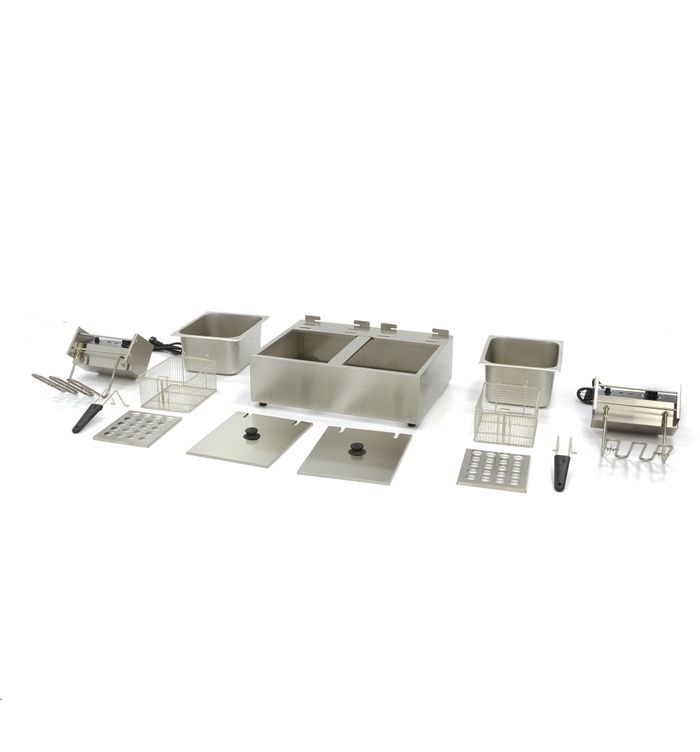 Maxima Elektro Fritteuse - 2 x 6 Liter