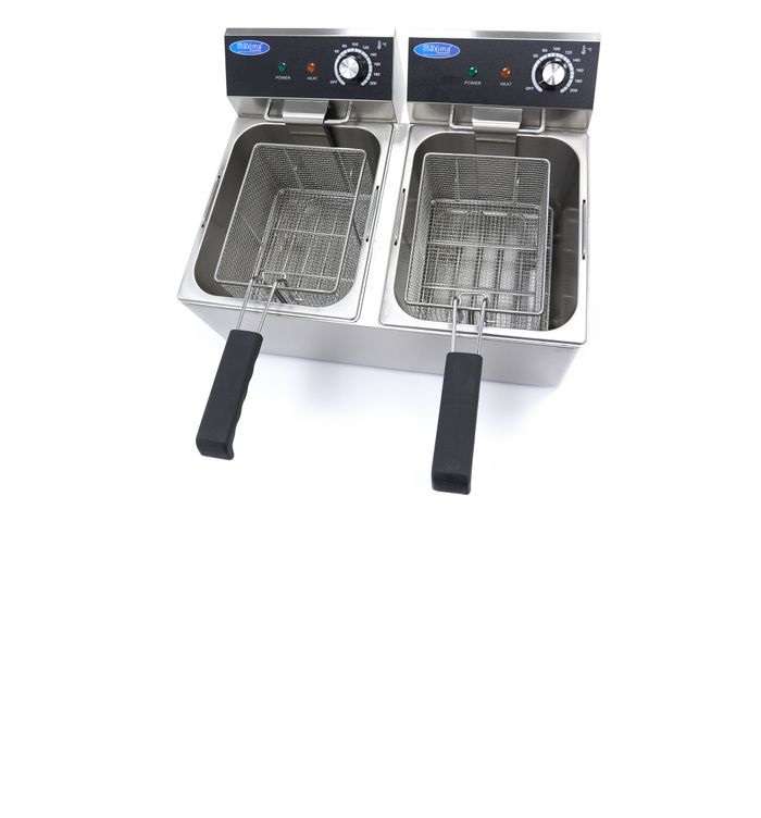 Maxima Elektro Fritteuse - 2 x 8 Liter