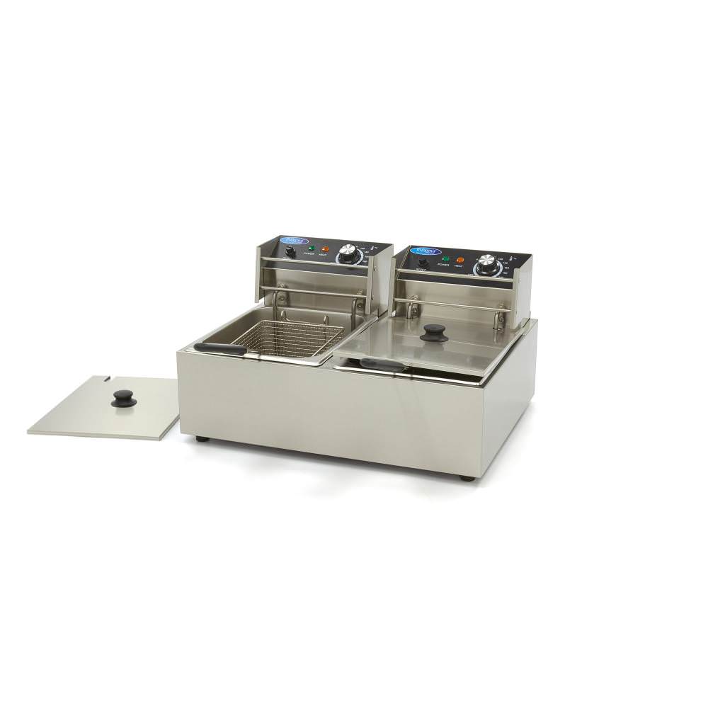 Maxima Elektro Fritteuse - 2 x 6 Liter