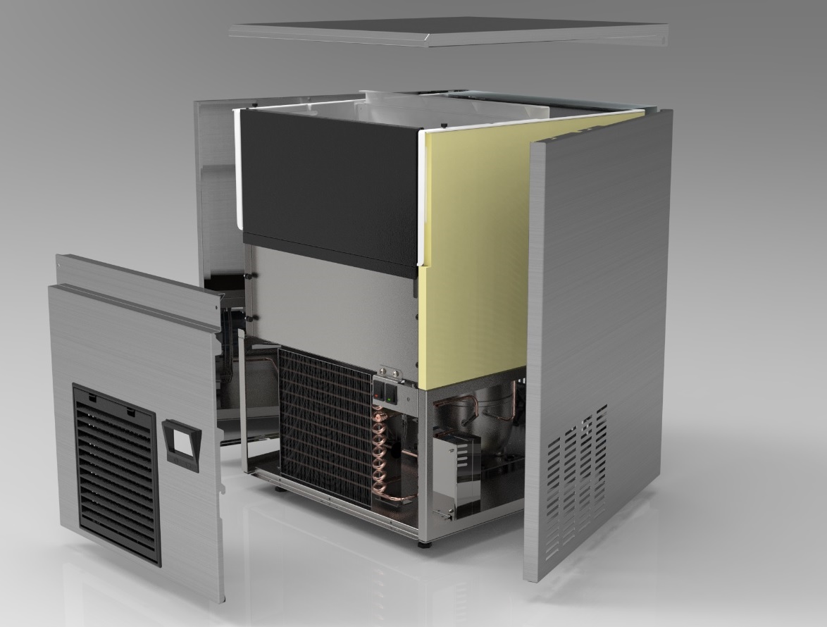 EISWÜRFELMASCHINE 47KG/24H