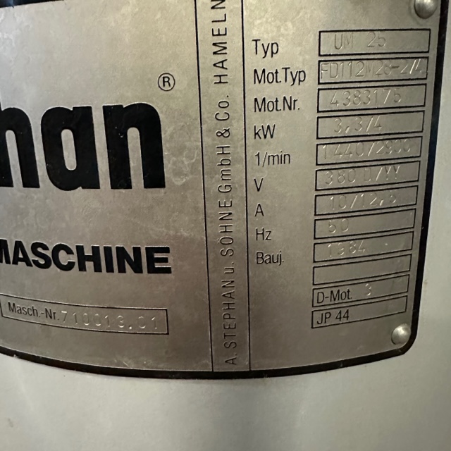 Stephan UM25 UM25 Universalmaschine gebraucht
