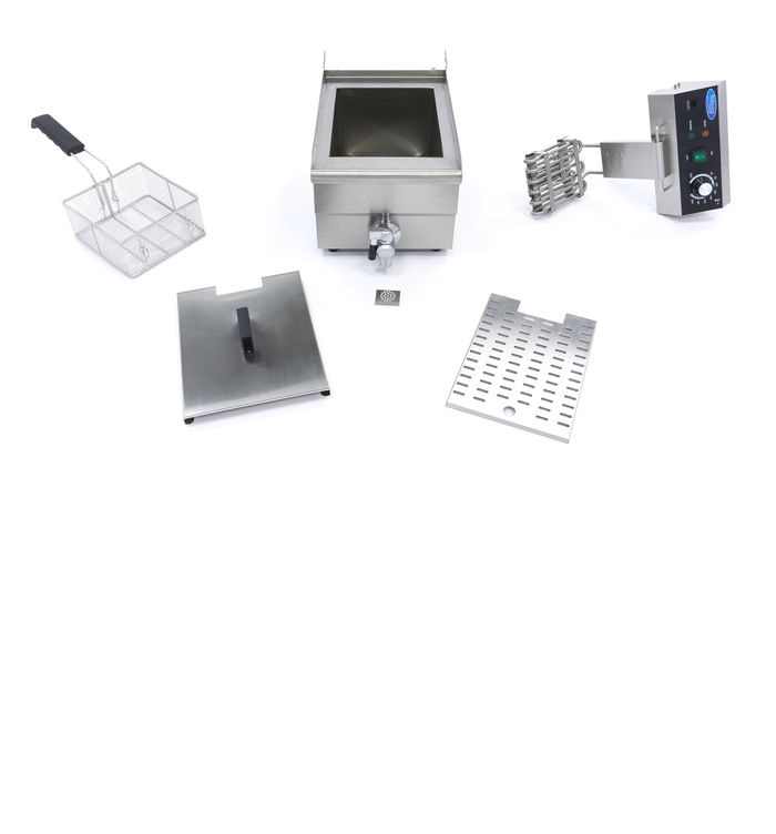 Maxima Elektro Fritteuse Maxima - 10 Liter mit Ablasshahn