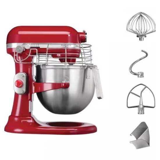KitchenAid professionelle Küchenmaschine rot 6,9L 5KSM7990XEER