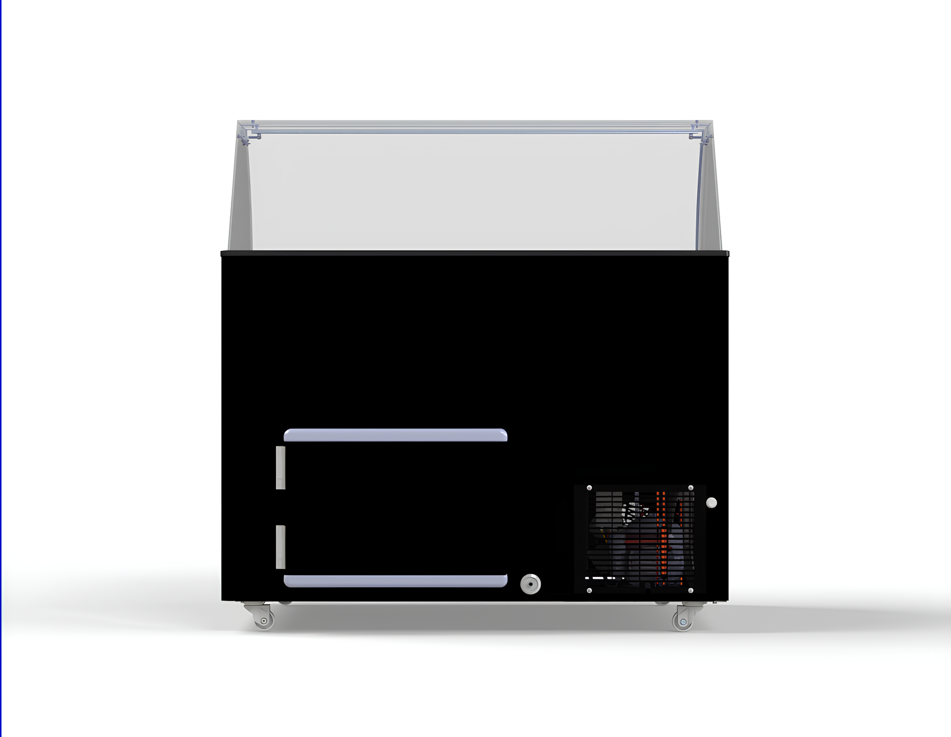 SPEISEISVITRINE JAVA SCHWARZ 8x5 LTR