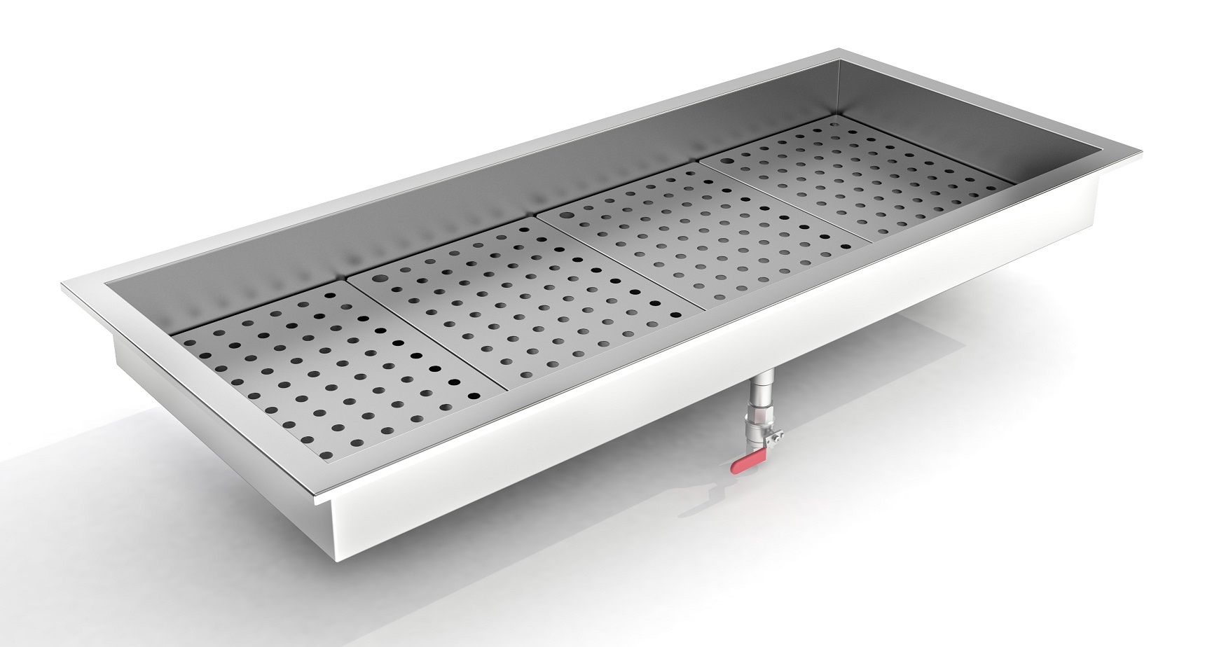GEMAHLENES EIS BEHÄLTER EINBAU 4/1 GN