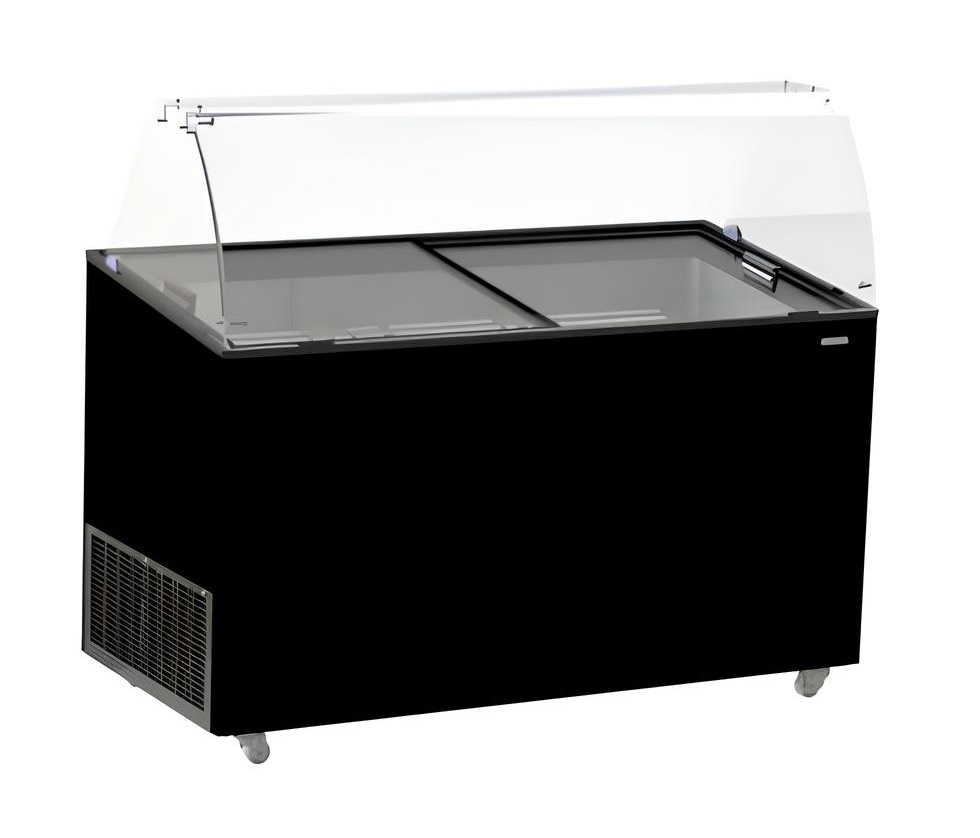 SPEISEISVITRINE TENERIFE SCHWARZ 10X5 LTR