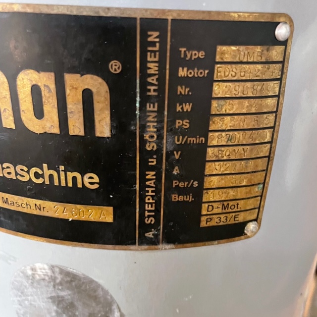 Stephan UM40 UMB40 Universalmaschine gebraucht