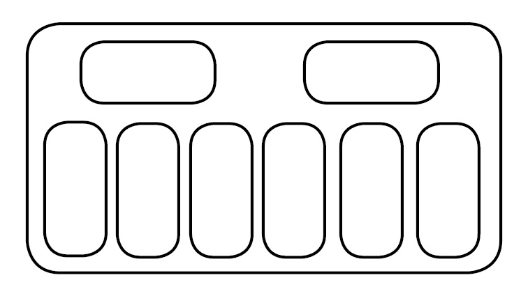 SPEISEISVITRINE IBIZA 8X5 LTR