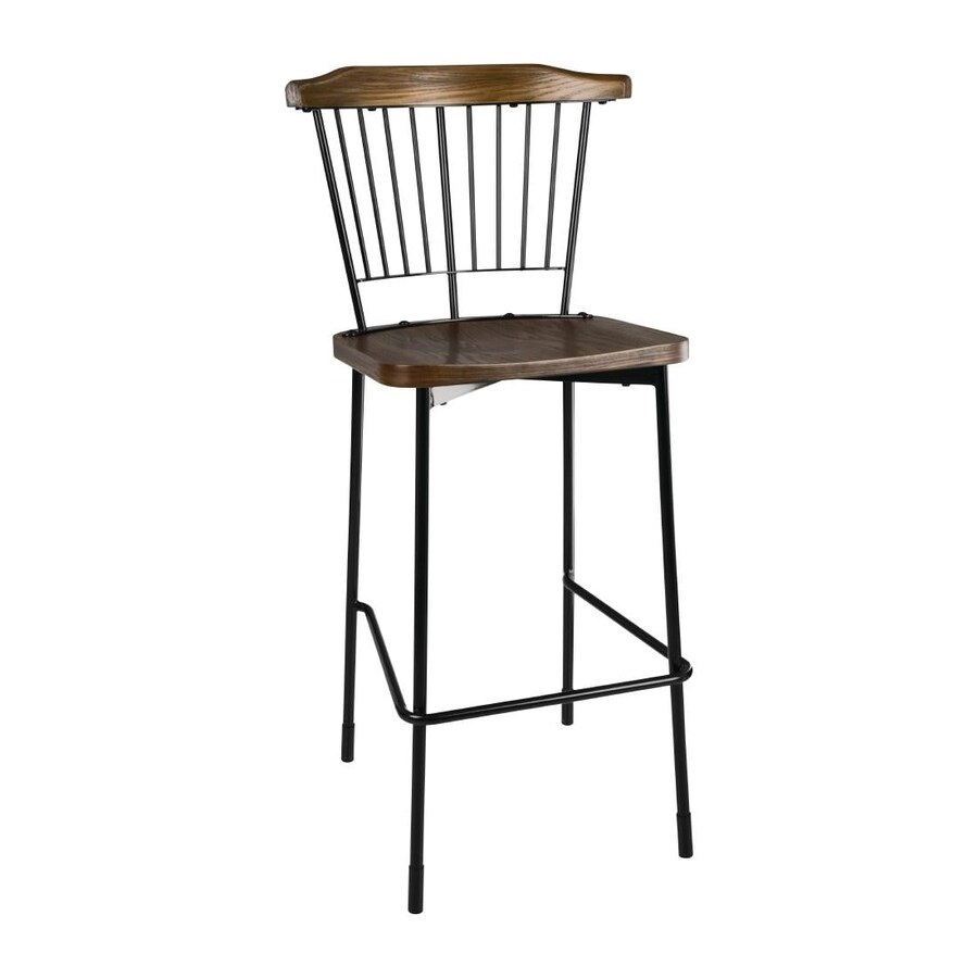 Bolero Scandi Hohe Hocker Schwarz 2er-Pack (2 Stück)