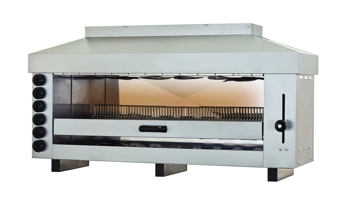 Chefgastro Salamander Gas 6 Heizzonen BxTxH 1290x500x720mm