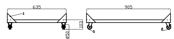 UNTERBAU FÜR SALADETTE 2 TÜREN