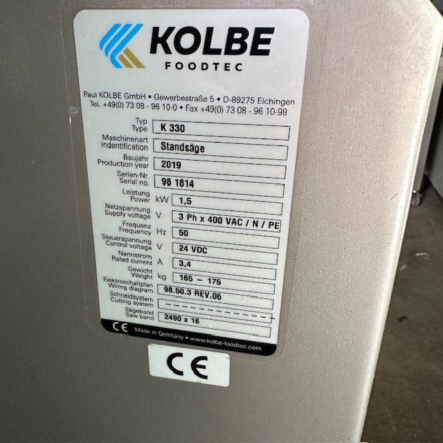Kolbe K330 Knochenbandsäge gebraucht Knochensäge Bandsäge