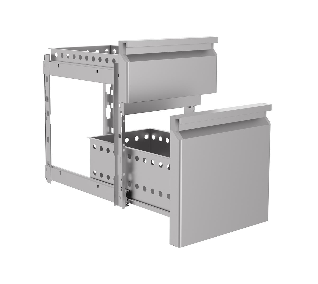 SCHUBLADENBLOCK 2/3 MONOBLOCK SOFT CLOSING